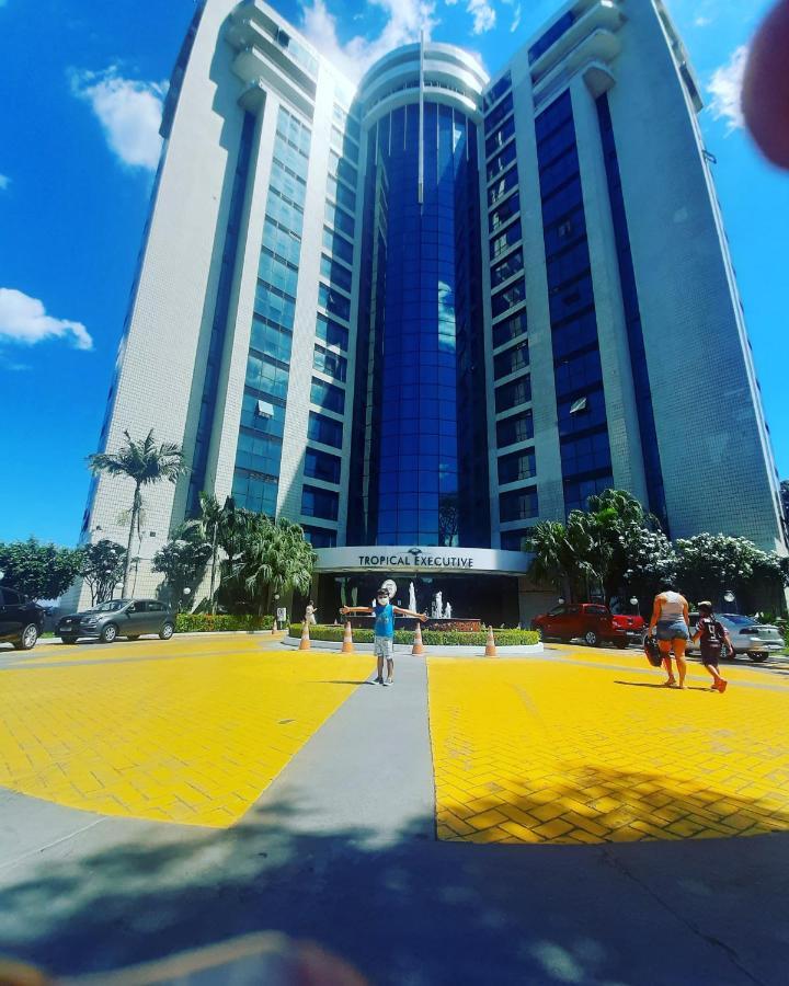 Apartamento No Tropical Executive Hotel Com Varanda, 1 Cama De Casal E 2 Camas De Solteiro Manaus Zewnętrze zdjęcie